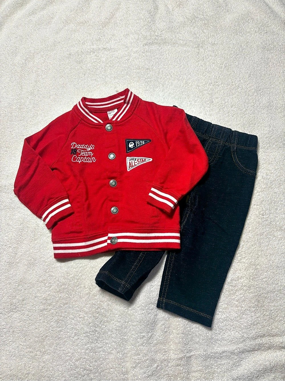 Carter's Daddy's Team Captain Little Jacket Set Jacket & Jeans Set Baby 18M